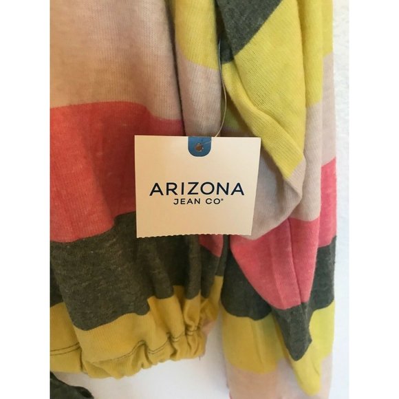 NEW Arizona Jeans Co. Colorful Striped Sweater Women's Size Small - Picture 4 of 6